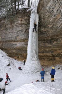 Climbing in Munising