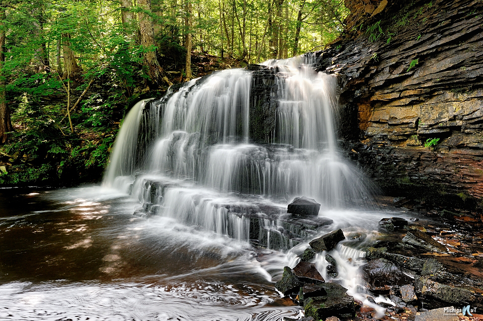 Rock River Falls - Michigan Nut Photography