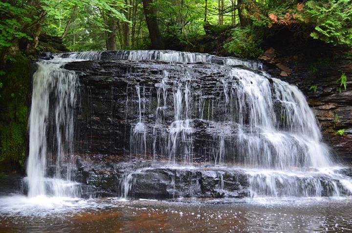 Rock River Falls in Hiawatha National Forest