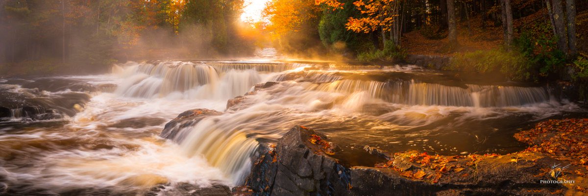 Michigan Waterfalls in Fall