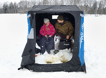 ice fishing
