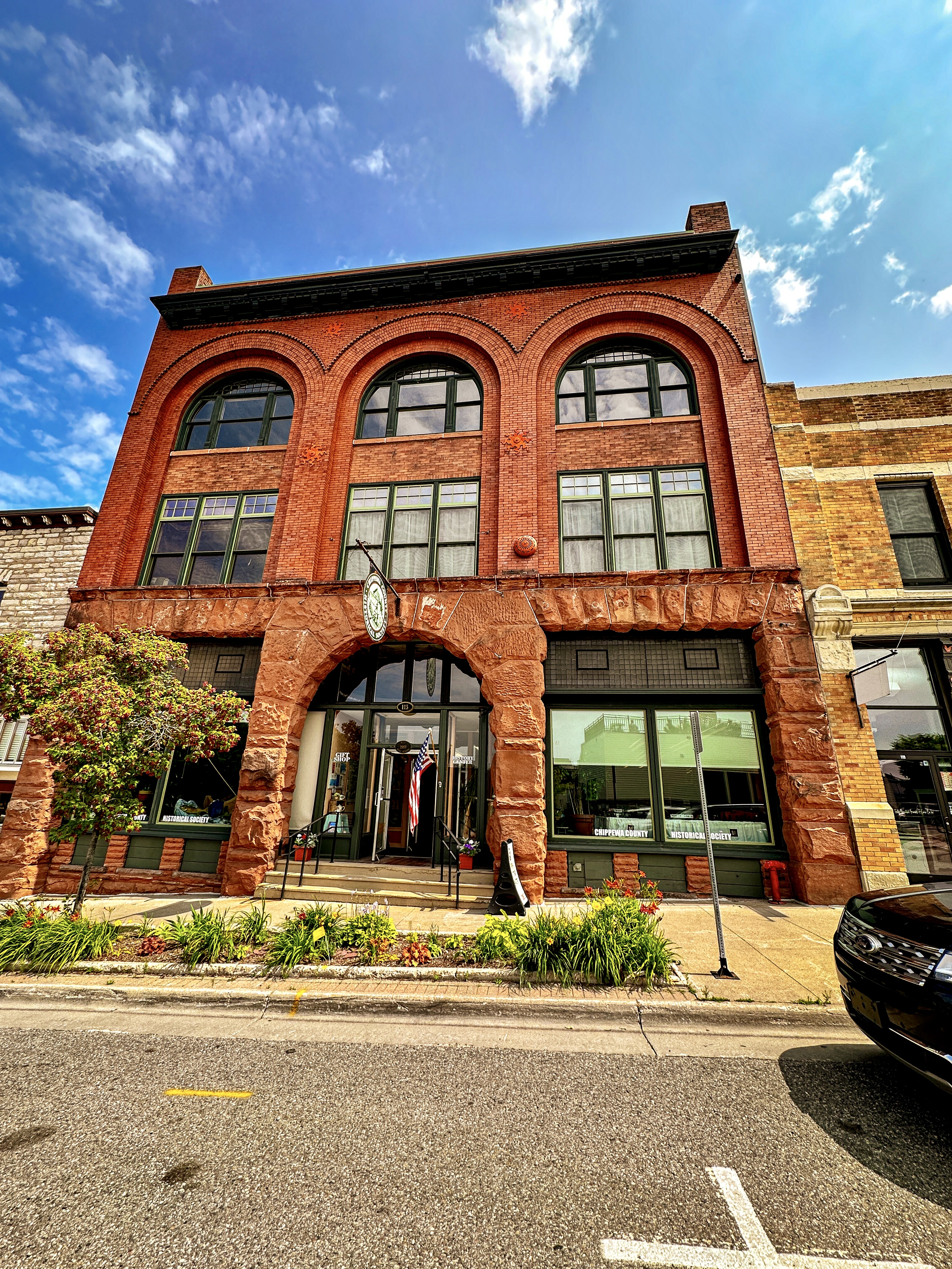 Exterior of the Chippewa County Historical Society