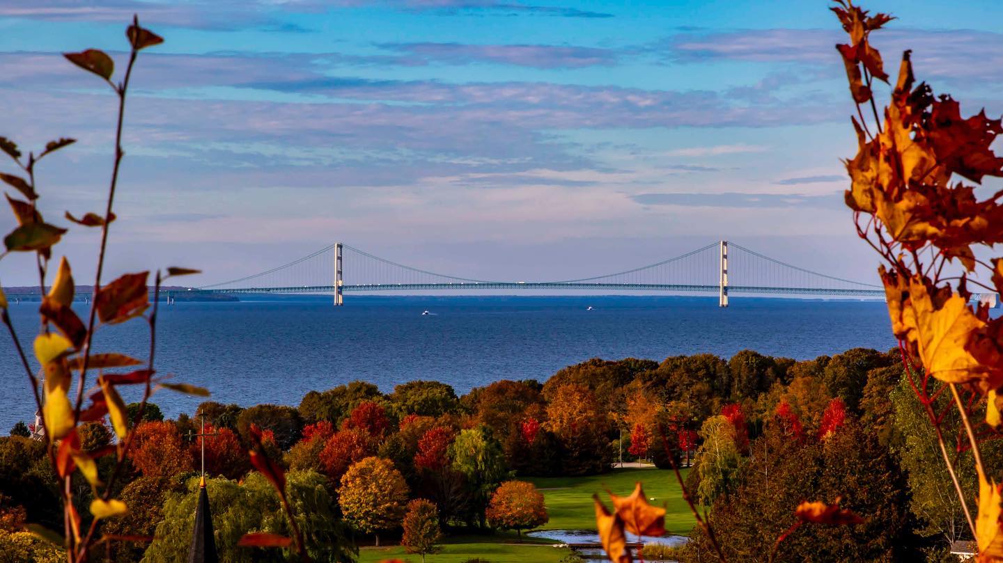 Mackinac Bridge Mackinac Bridge during the fall.