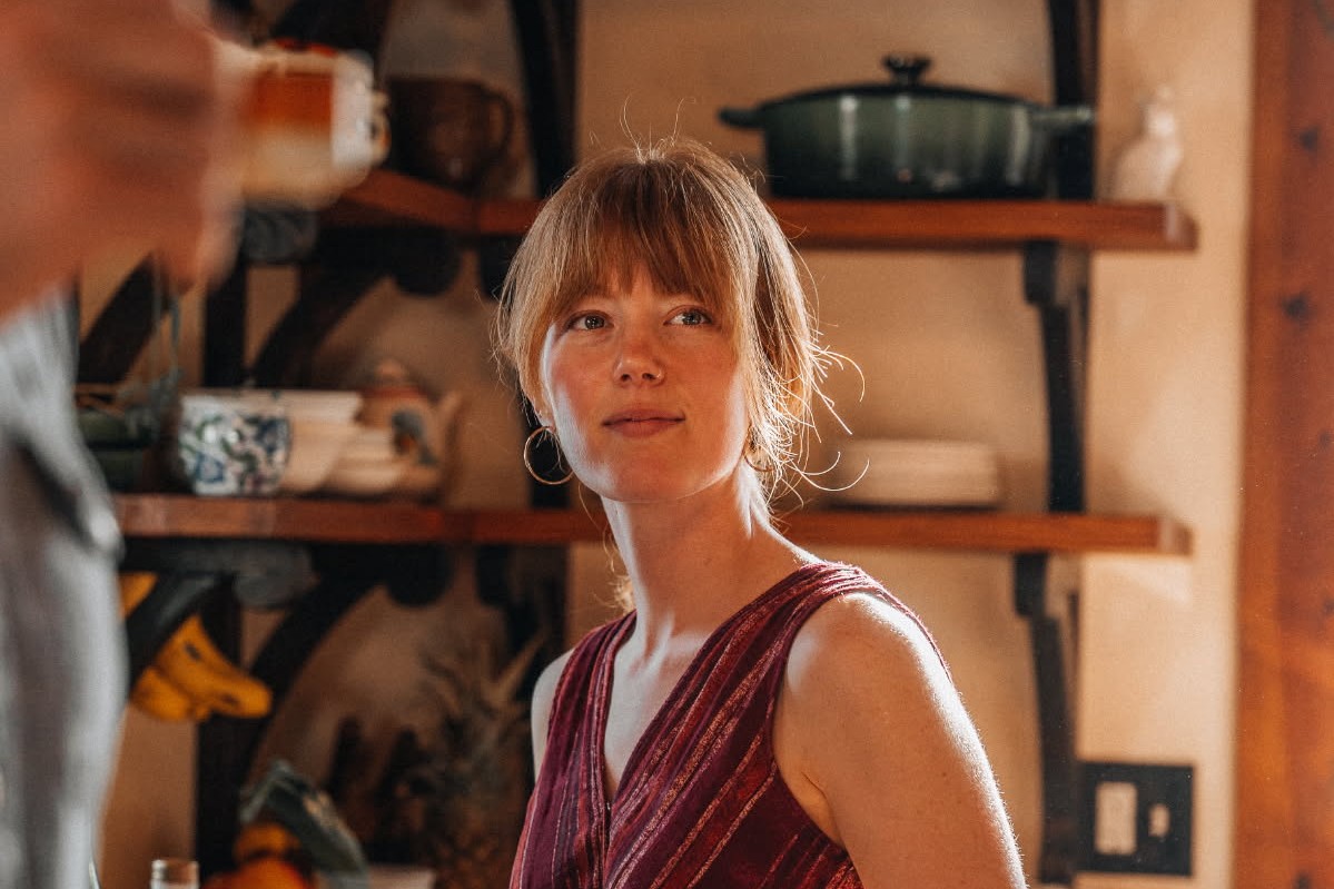 Chef Carrie Masters, bird & toad. Chef Carrie Masters in her home kitchen of Bird and Toad.