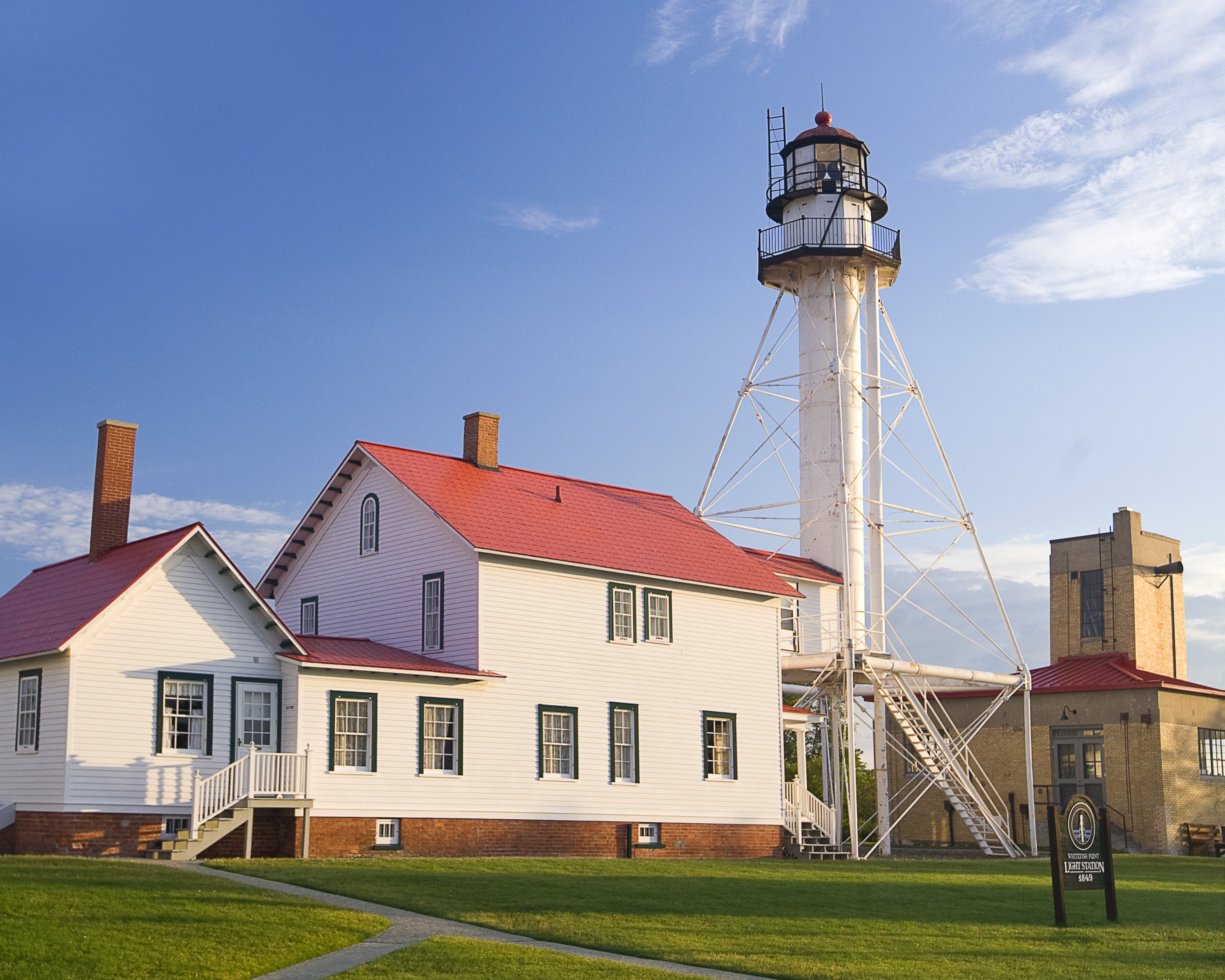 A 1800s lighthouse and museum. 