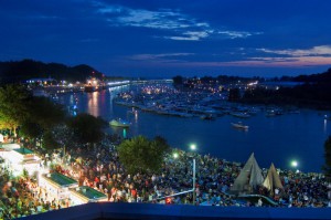 Grand Haven Coast Guard Festival at Night. Photo courtesy of Ed Post
