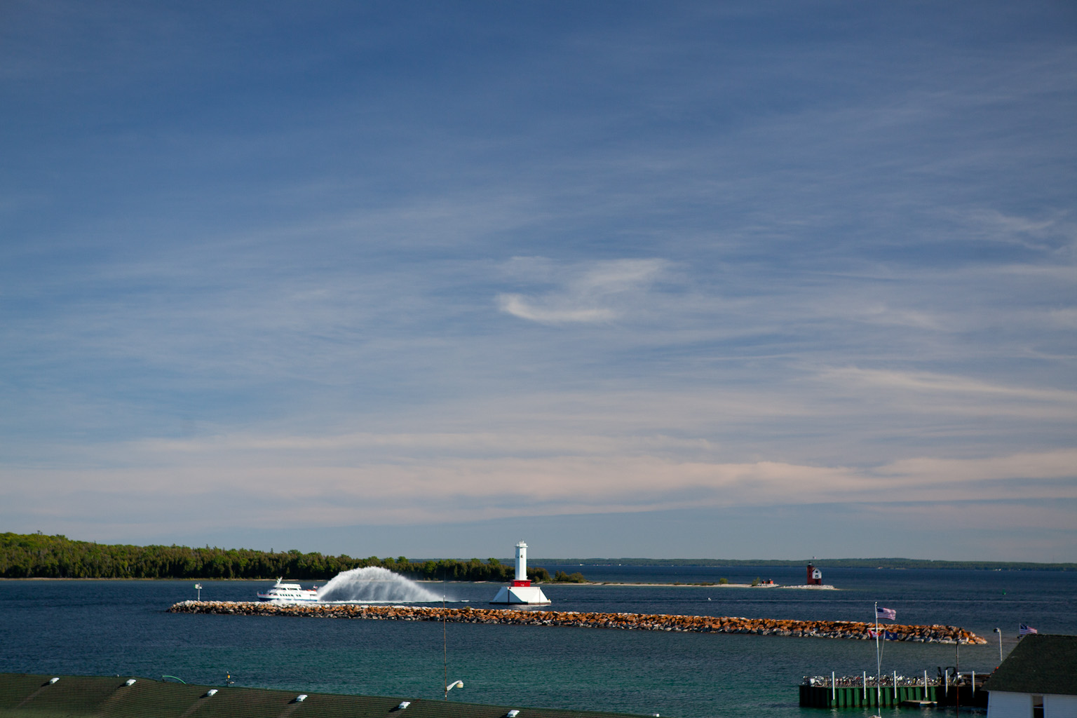 Beautiful view of water from Chippewa Hotel Beautiful view of water from Chippewa Hotel