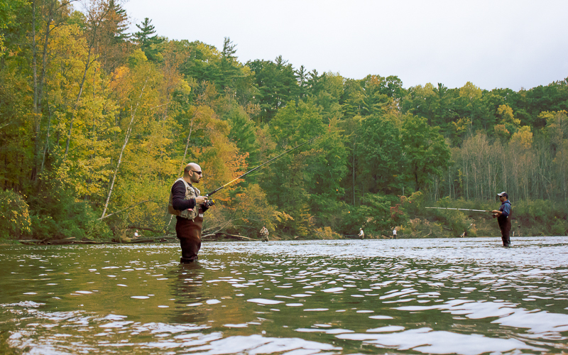 Fishing in Manistee