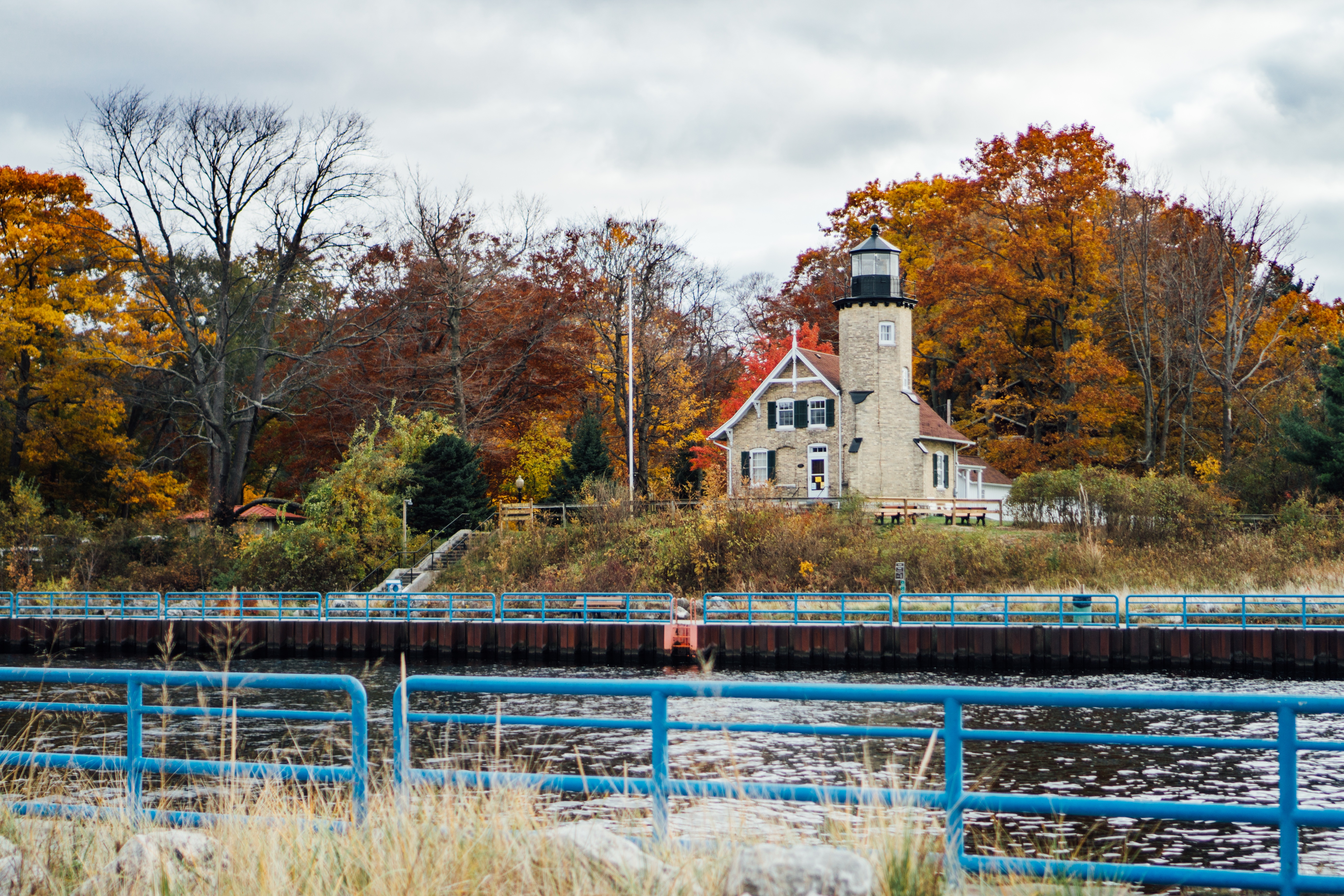 White River Lighthouse White River Lighthouse in the Fall