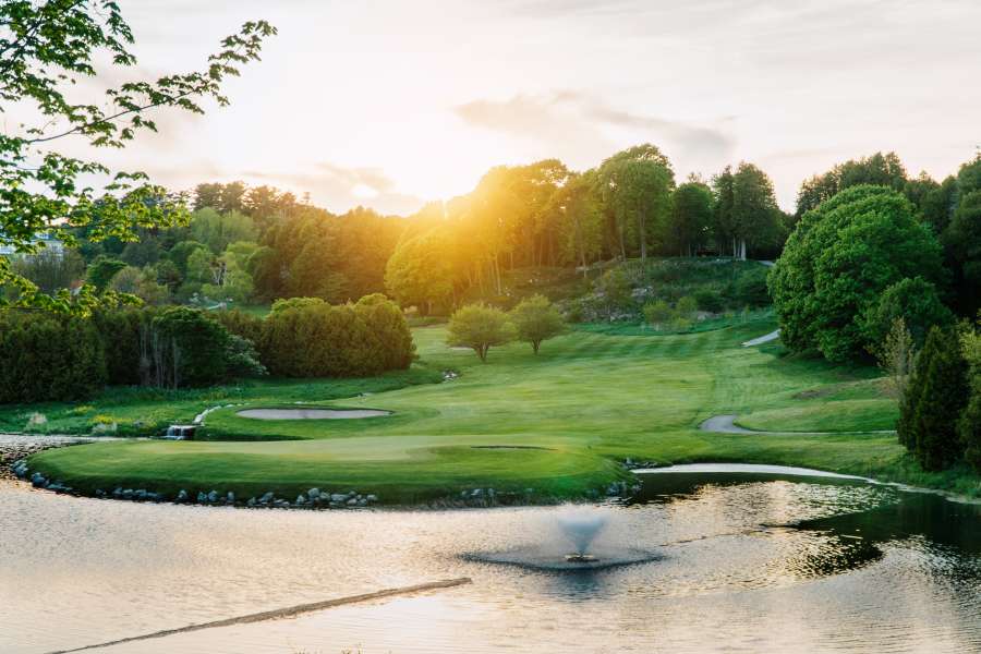 Golf course on Mackinac Island by Grand Hotel Golf course on Mackinac Island by Grand Hotel