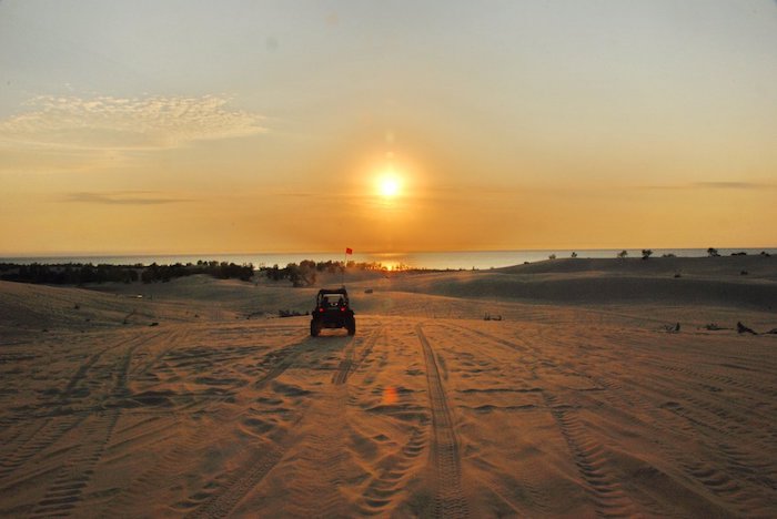 ATV at Silver Lake Sand Dunes