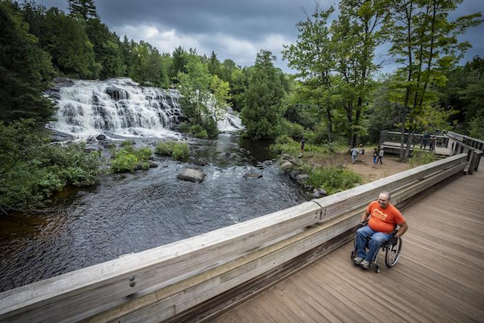 Accessible Boardwalk at Bond Falls Scenic Site