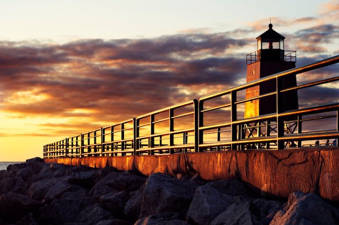 Beach in Charlevoix