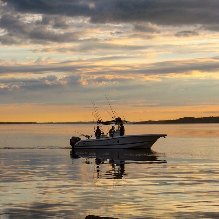 Fishing in the West Grand Traverse Bay