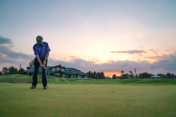 Putting at The Bear Course at Grand Traverse Resort in Traverse City