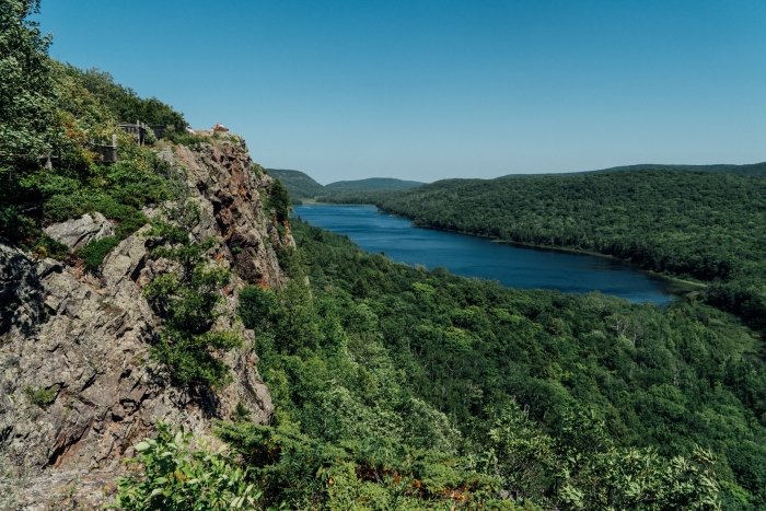 Lake of the Clouds at Porcupine Mountains State Park