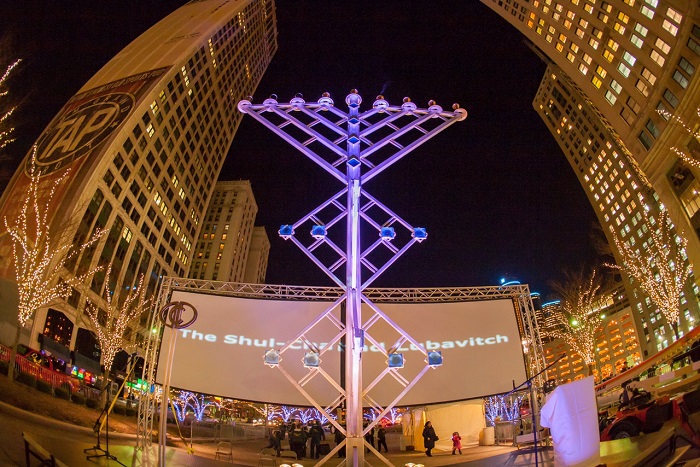 Menorah in the D