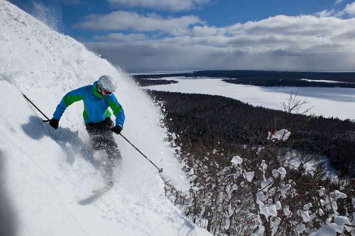 Steep slopes at Mount Bohemia