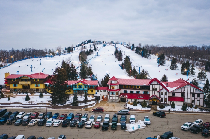 Ski hills at Mt. Holly.