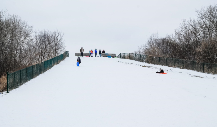 Sledding Hill at Waterford Oaks