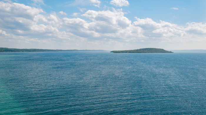 Power Island in Grand Traverse Bay.