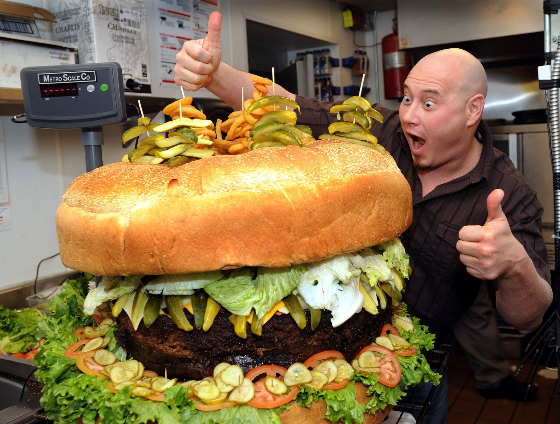 World's Largest Burger