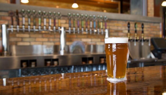 Glass of beer from Short's Brewing Company