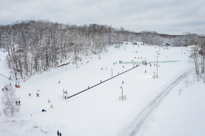 Ski hill at Snow Snake.