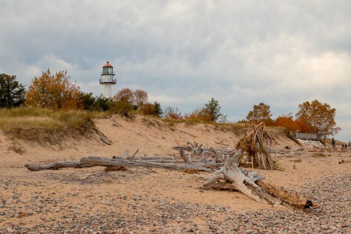 The Beach at Whitefish Point. 