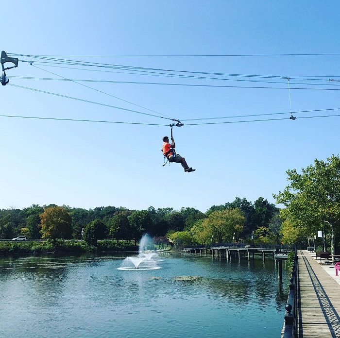 Allegan event ziplining