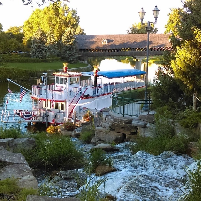 The riverboat called the Bavarian Belle
