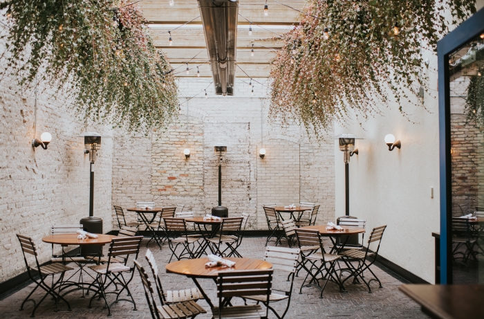Interior seating area at the Butcher's Union.