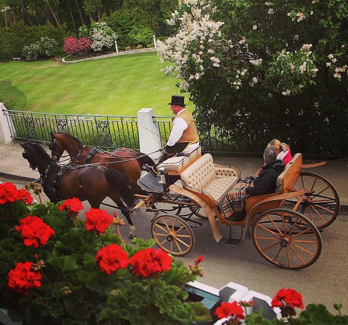 A private carriage ride at Grand Hotel