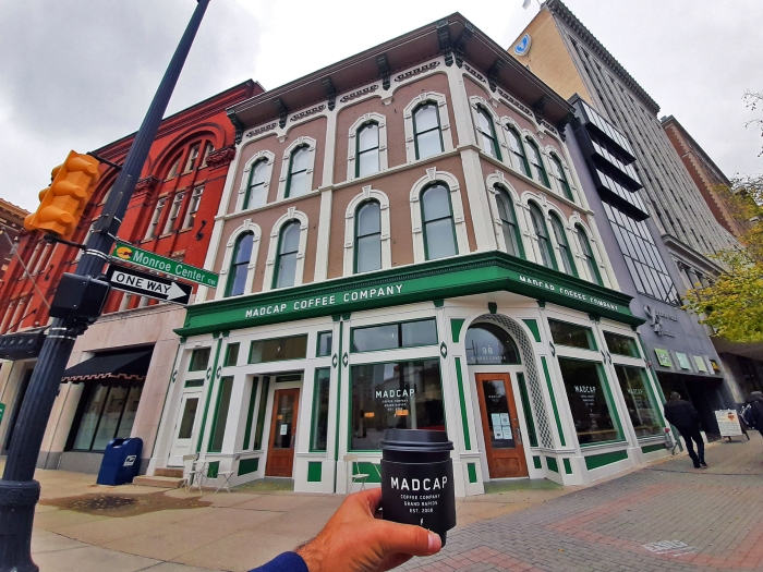 Exterior of Madcap Coffee
