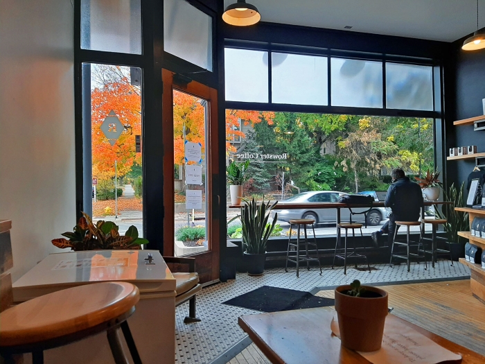Interior of Rowster Coffee
