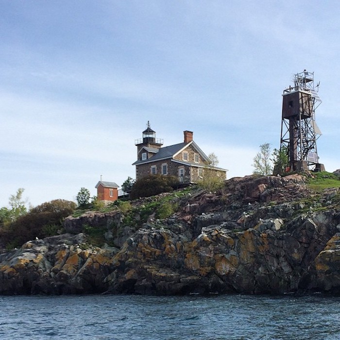 Granite Island Lighthouse in Marquette