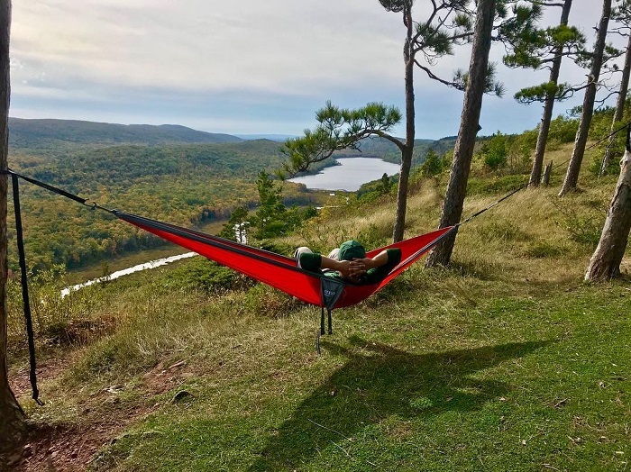 Hammocking in Porcupine Mountains Wilderness State Park