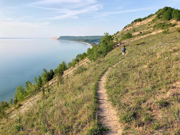 Hiking at Sleeping Bear Dunes National Lakeshore