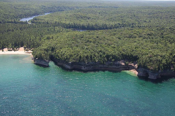 Lake Superior along Pictured Rocks National Lakeshore