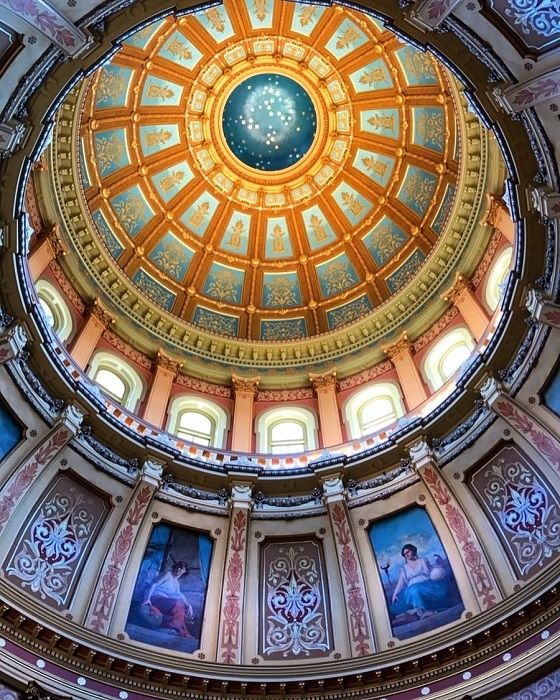 ceiling of the rotunda capital building