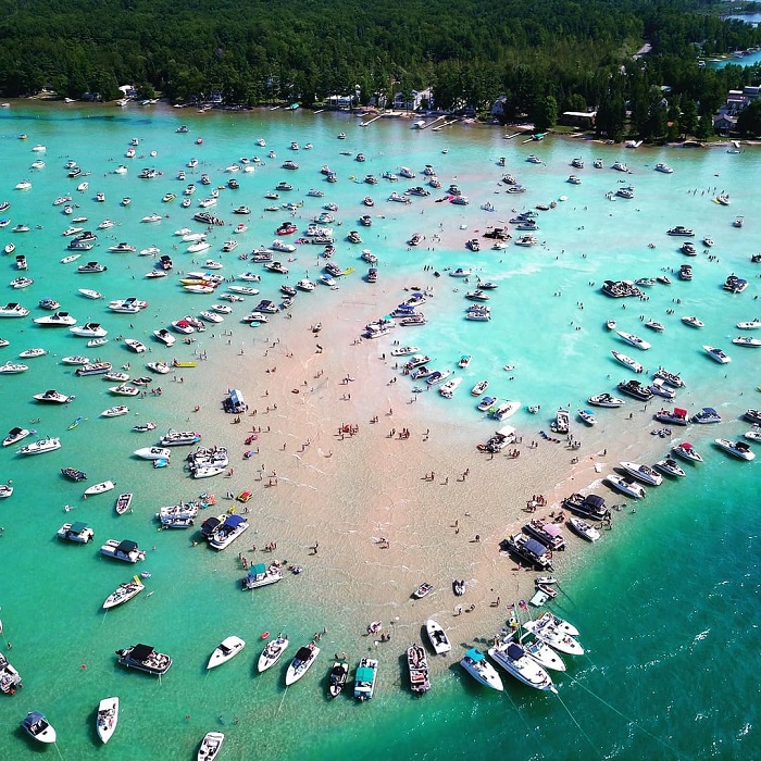 The Sand Bar at Torch Lake