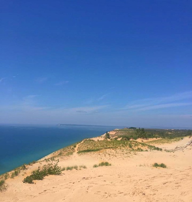 View of Sleeping Bear Dunes from the Pierce Stocking Scenic Drive