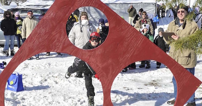 Snowball Target Competition at Beulah's Winterfest