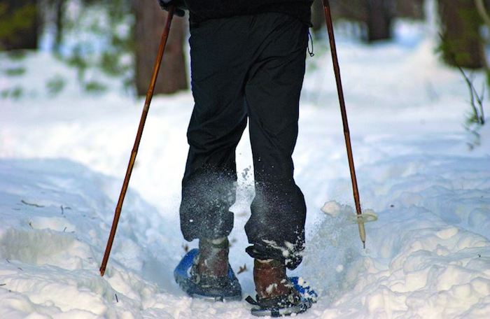 Snowshoeing is great exercise