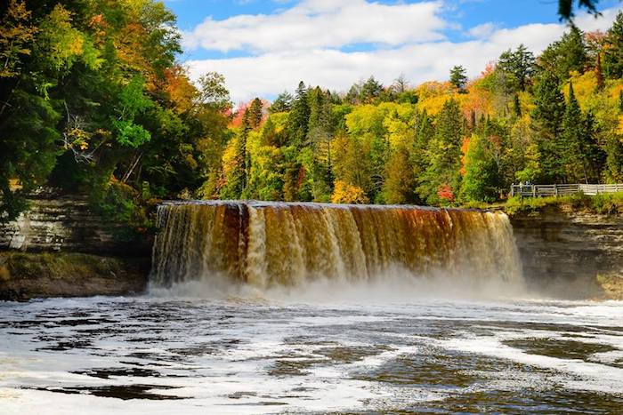Tahquamenon Falls during Fall