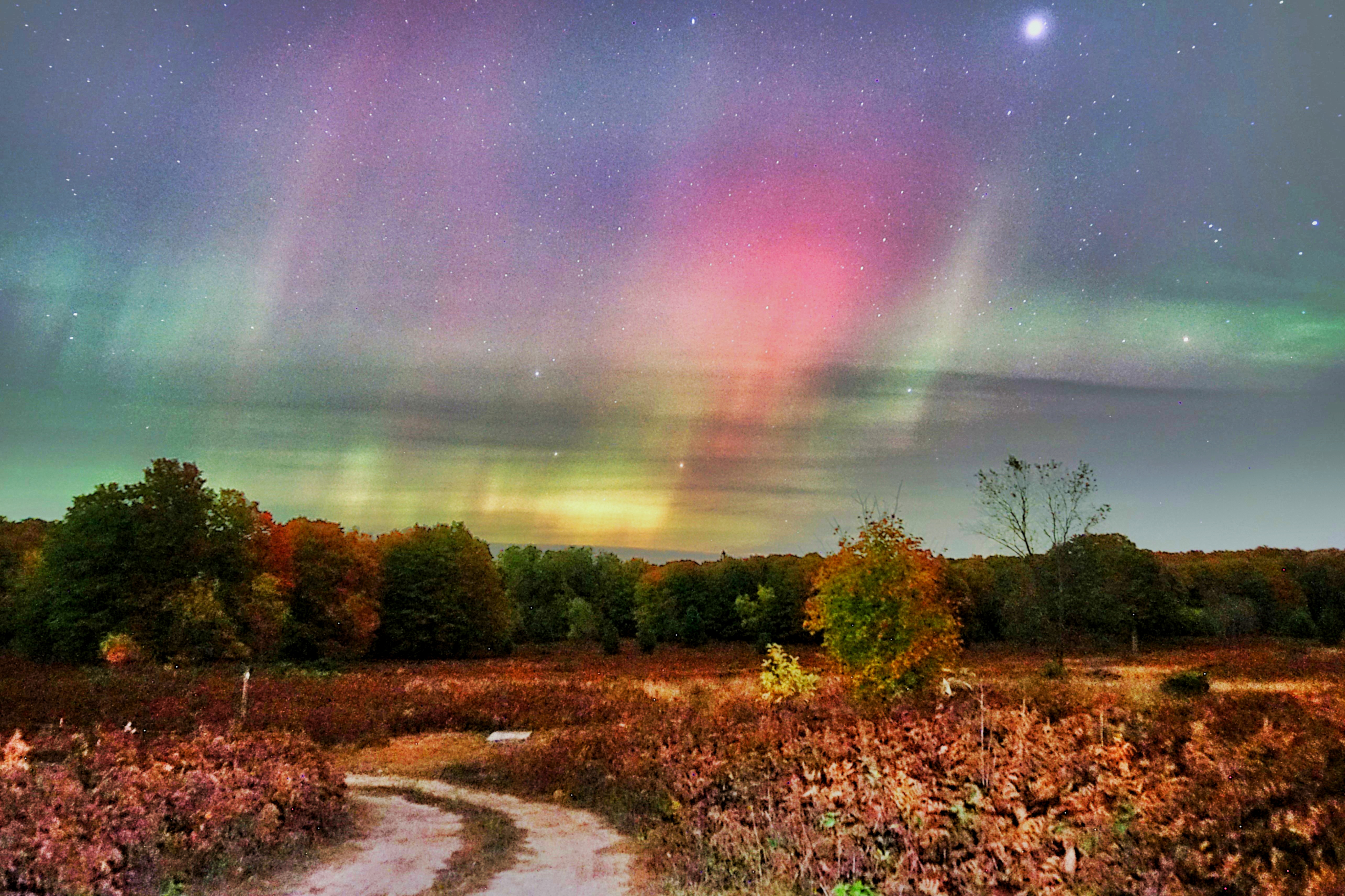 Aurora Storm in the Sanctuary.  Enter this International Dark Sky Sanctuary, only a few miles south of the Retreat grounds. Almost ten thousand acres of pristine ecosystem with zero electricity and lots of stars! Photo 2