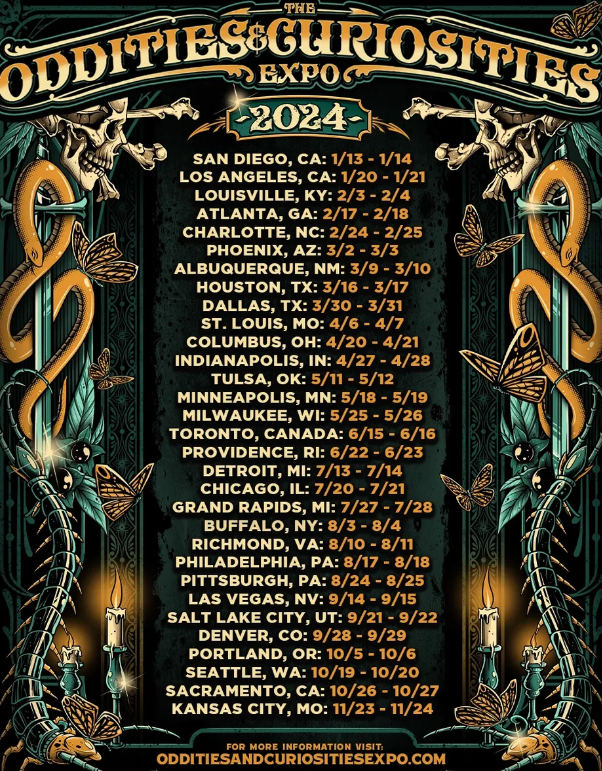 The 2024 Oddities & Curiosities Expo Michigan