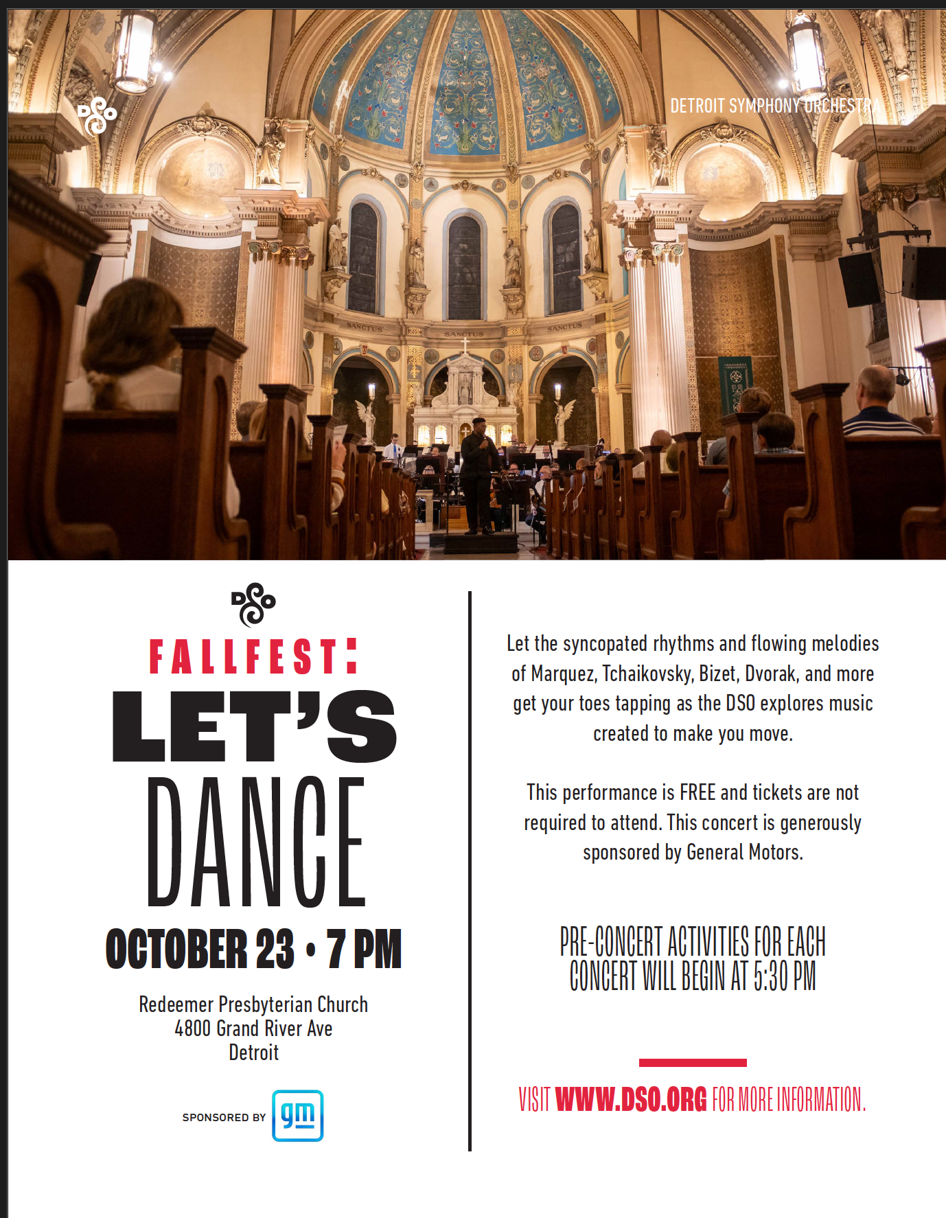Fall Fest Let's Dance DSO Michigan