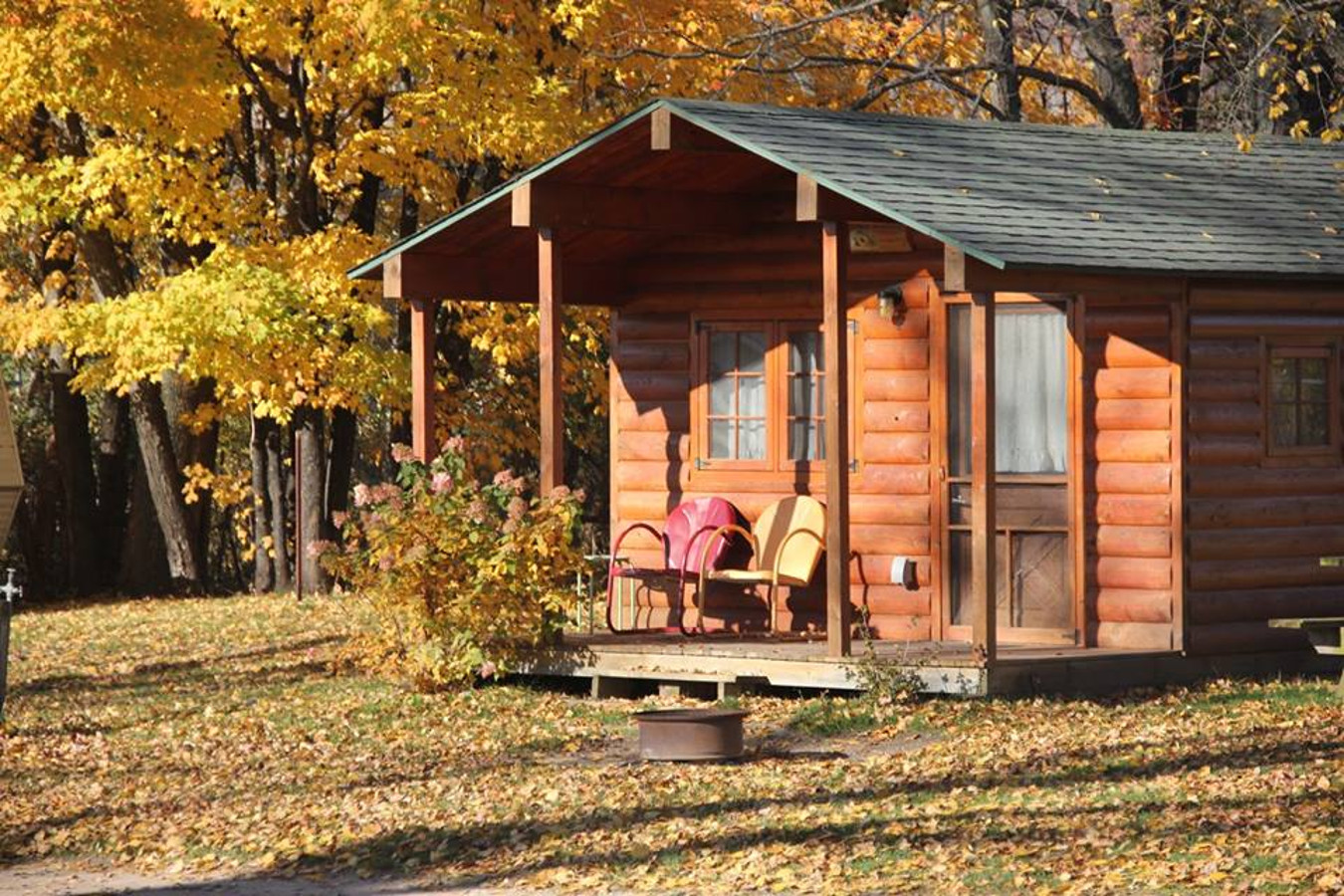 Betsie River Campsite Michigan