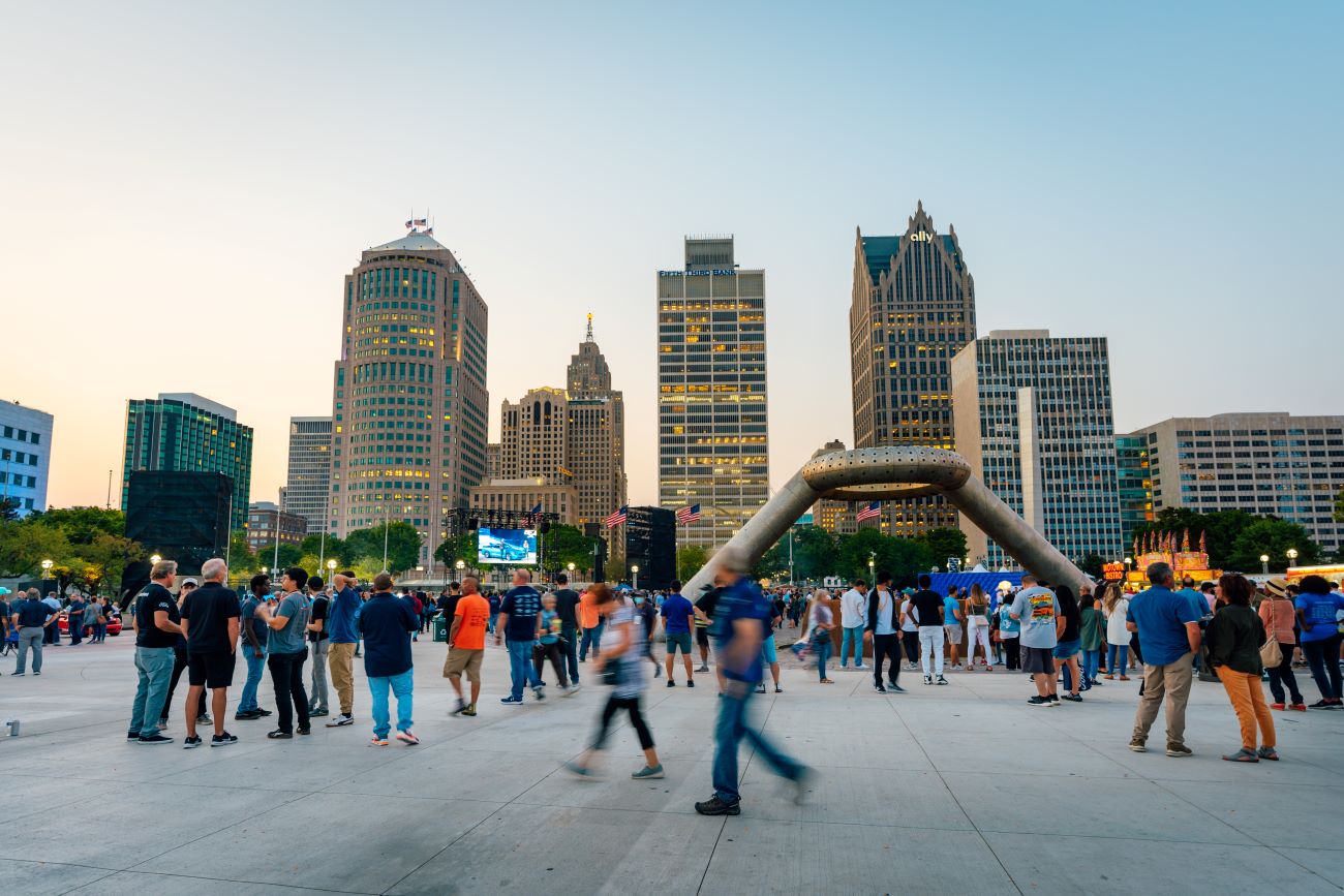 Hart Plaza Michigan